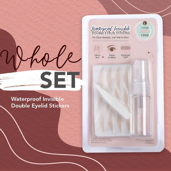 Waterproof Invisible Double Eyelid Stickers (120Pcs/Set)