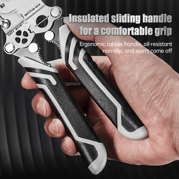đ„Multifunctional folding wire stripper-professional tool
