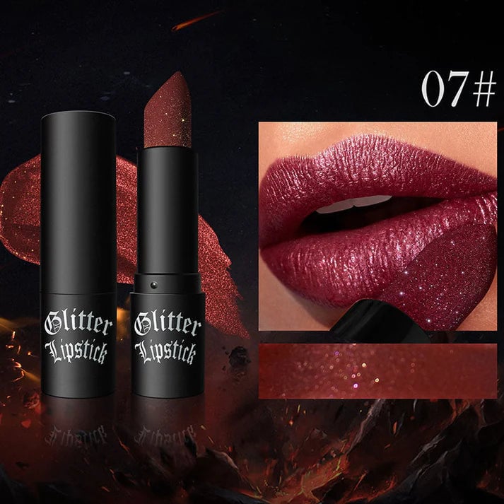 đMatte permanente leppestifter med fine glitterâ¨
