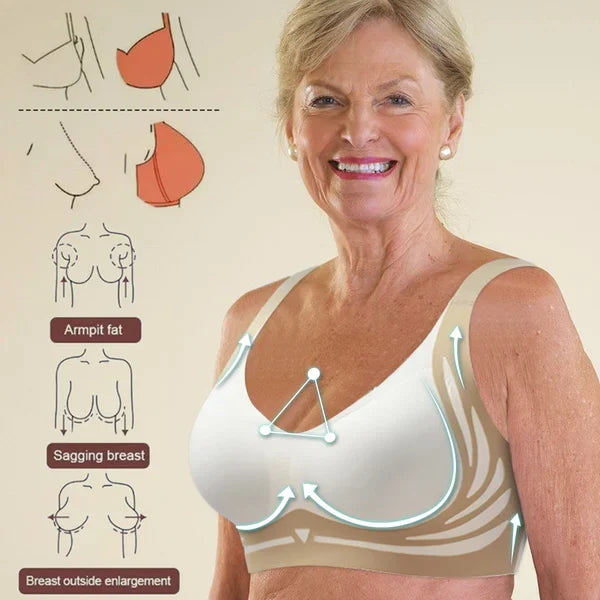 Super Gather Wireless Support Push-up Bra