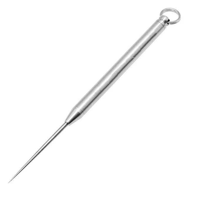 Multi-Functional Titanium Alloy Retractable Toothpick