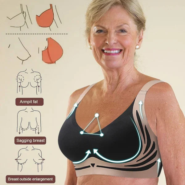 Super Gather Wireless Support Push-up Bra