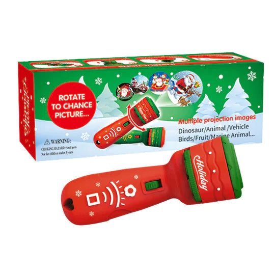 Christmas projection flashlight