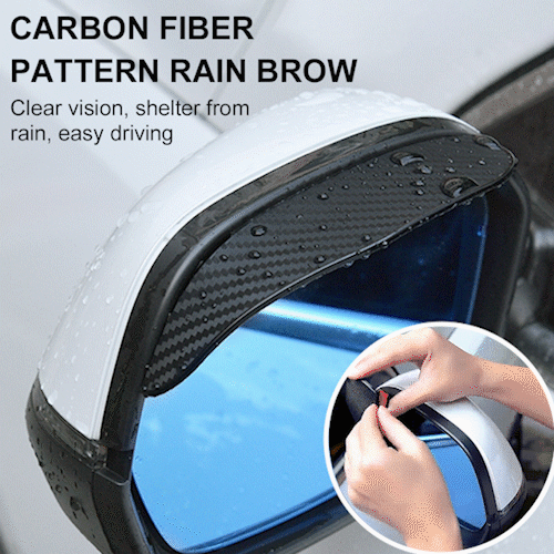 Car Rear View Mirror Rain Eyebrow Visor