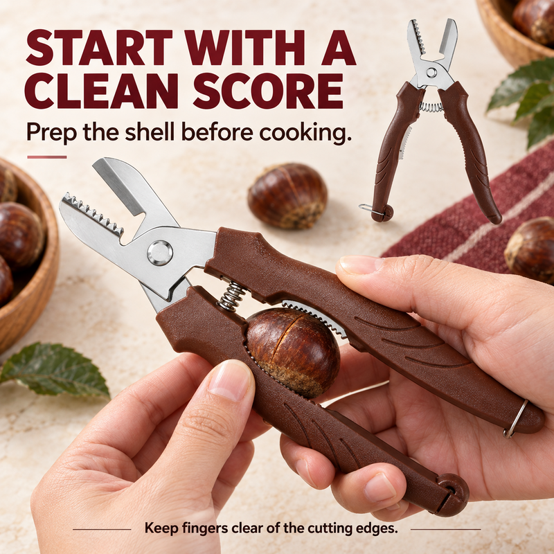 🌰 Chestnut Cutter & Peeler