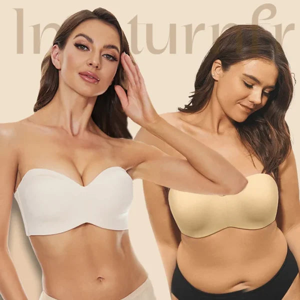 Full Support Seamless Strapless Convertible Bandeau Bra