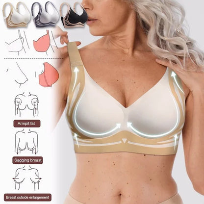 Super Gather Wireless Support Push-up Bra