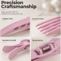 Hairline volume clip for high hair