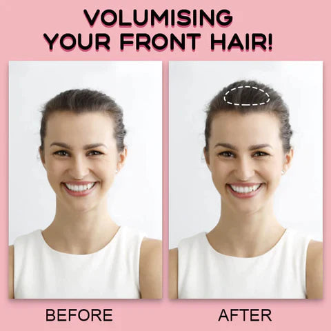 Invisible fluffy hair clip