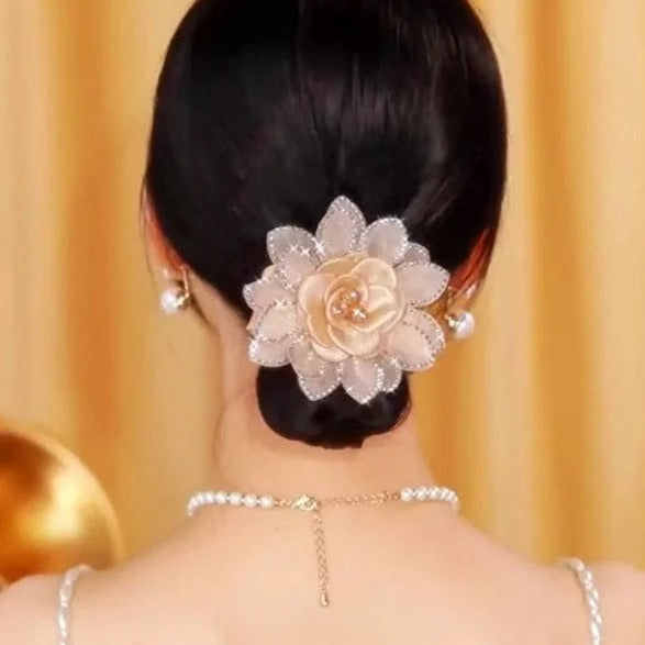 New Flower Bead Hair Band