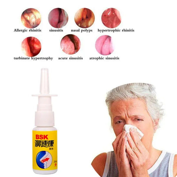 20ml Spray Nasal Cure Rhinitis Sinusitis Nose Spray