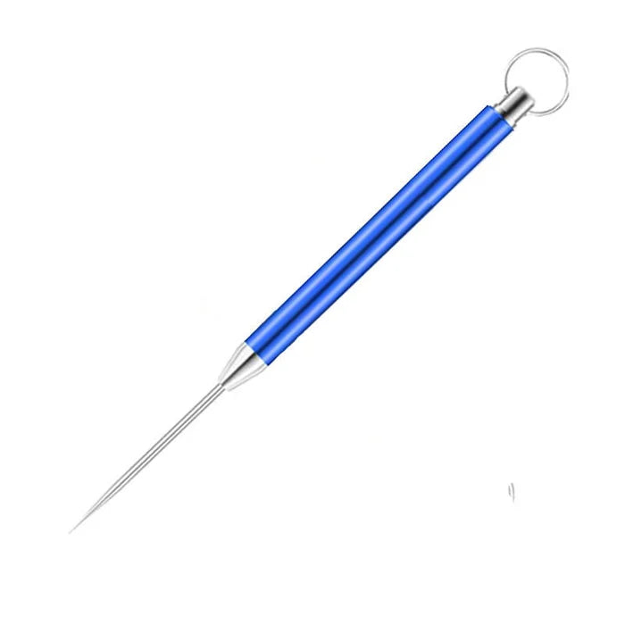 Multi-Functional Titanium Alloy Retractable Toothpick