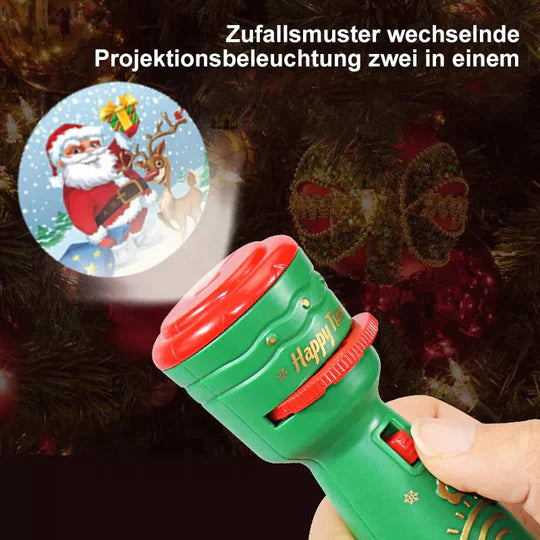 Christmas projection flashlight
