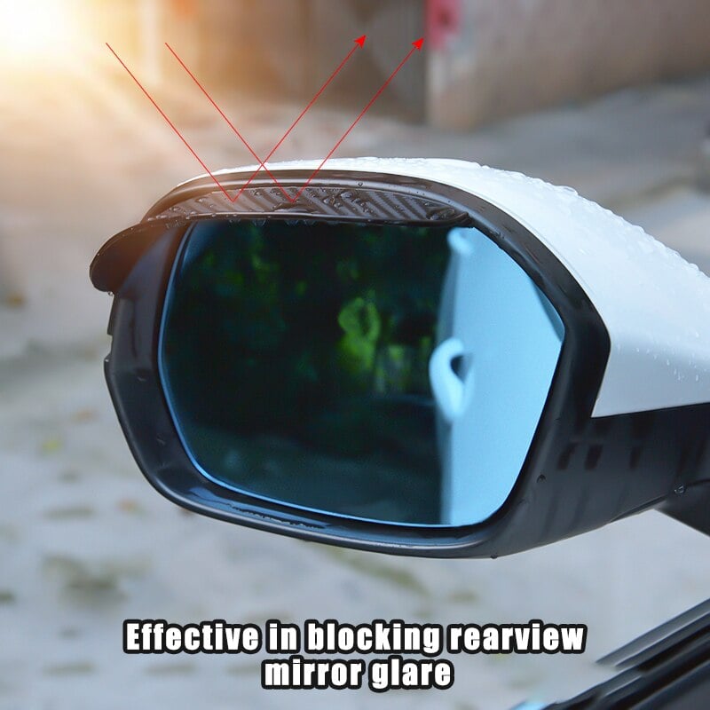 Car Rear View Mirror Rain Eyebrow Visor