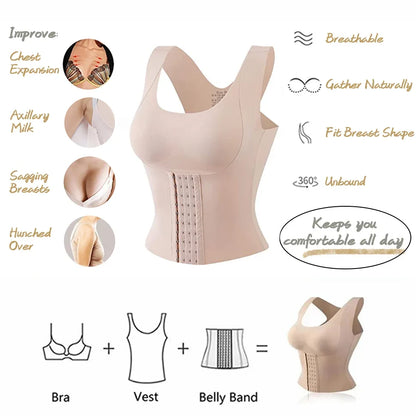 Women Reducing Girdle Posture Corrector Bra