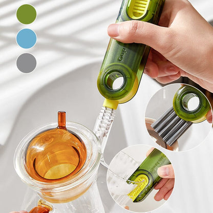 3 in 1 Multifunctional Cup Lid Gap Cleaning Brush