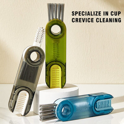 3 in 1 Cleaning Brush Multifunctional Bottle Gap Cleaner Brush