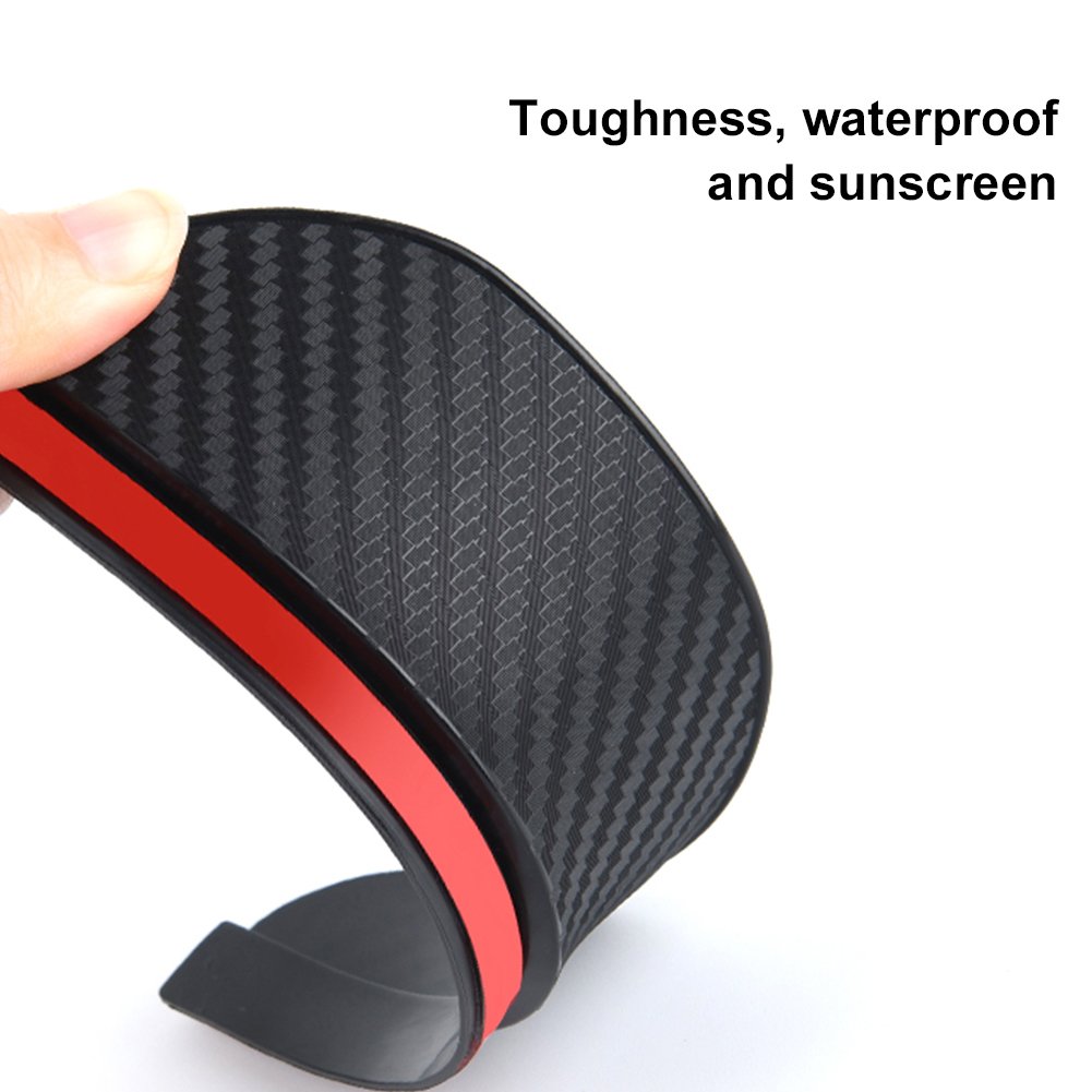 Car Rear View Mirror Rain Eyebrow Visor