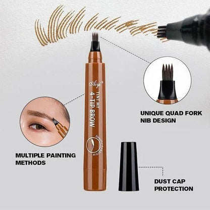 3 Colors Waterproof Eyebrow Pencil - Buy 1 Free 1