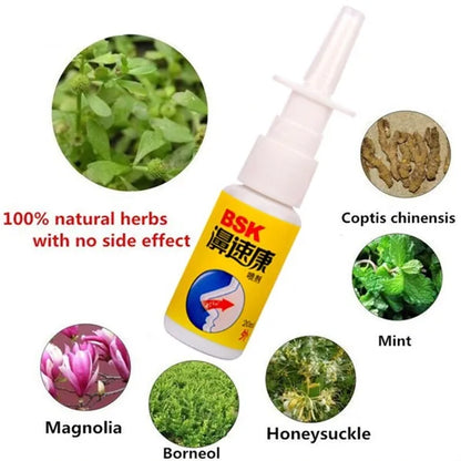 20ml Spray Nasal Cure Rhinitis Sinusitis Nose Spray