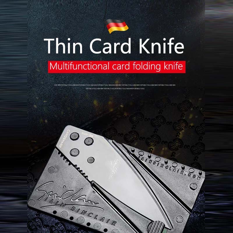 🔥🔥🔥Hot Sale-Multi-purpose folding card knife