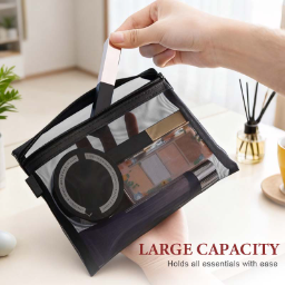 🔥 Portable Mesh Cosmetics Storage Bag