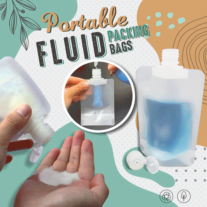 Portable Fluid Packing Bags 10 Pcs