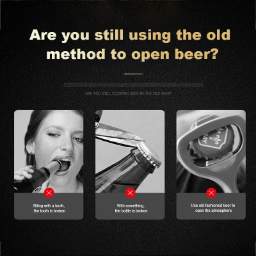 ⏰Stainless steel automatic bottle opener