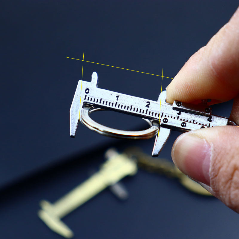 Mini Vernier Caliper Keychain