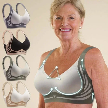 Super Gather Wireless Support Push-up Bra