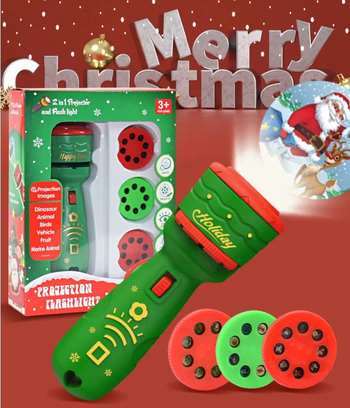 Christmas projection flashlight