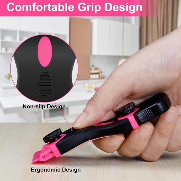 2-in-1 Pink Razor Blade Scraper Tool