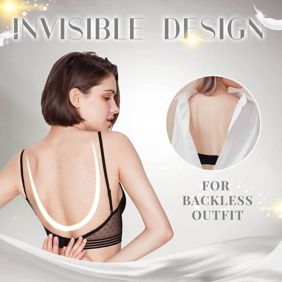 💕Hot Sale💕Low Back Wireless Lifting Lace Bra