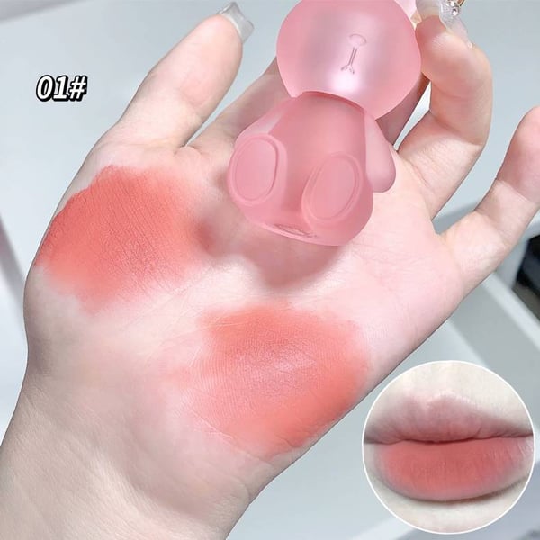 ✨2-in-1 Keychain Lip Glaze – Adorable Bunny Design for On-the-Go! 🐰