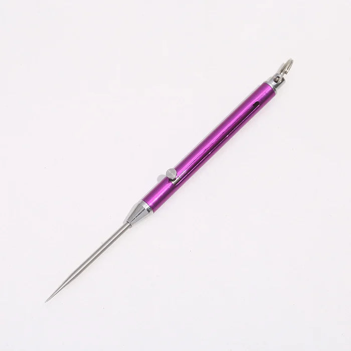 Multi-Functional Titanium Alloy Retractable Toothpick