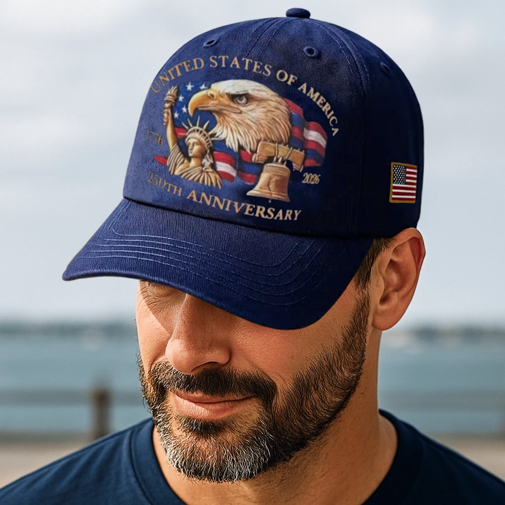 Baseball cap for the 250th anniversary of the United States