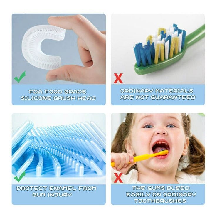 360° Kids U-Shaped Toothbrush