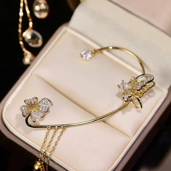 💐Butterfly Tassel Style Zircon Earrings | Perfect Gift 🎁