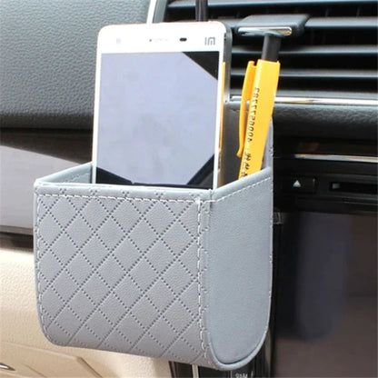 Car Seat PU Back Storage