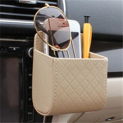 Car Seat PU Back Storage
