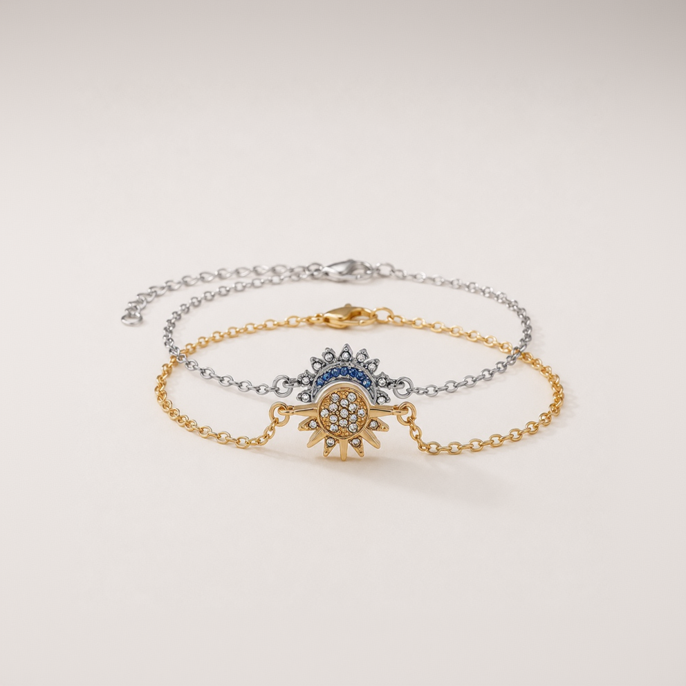 Sun & Moon Bracelet Set