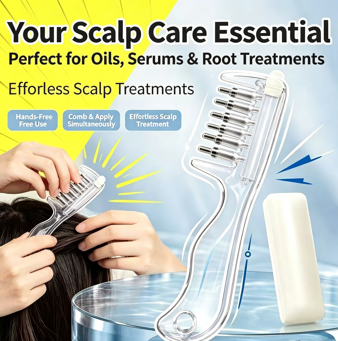 Crystal Scalp Essence Applicator Comb