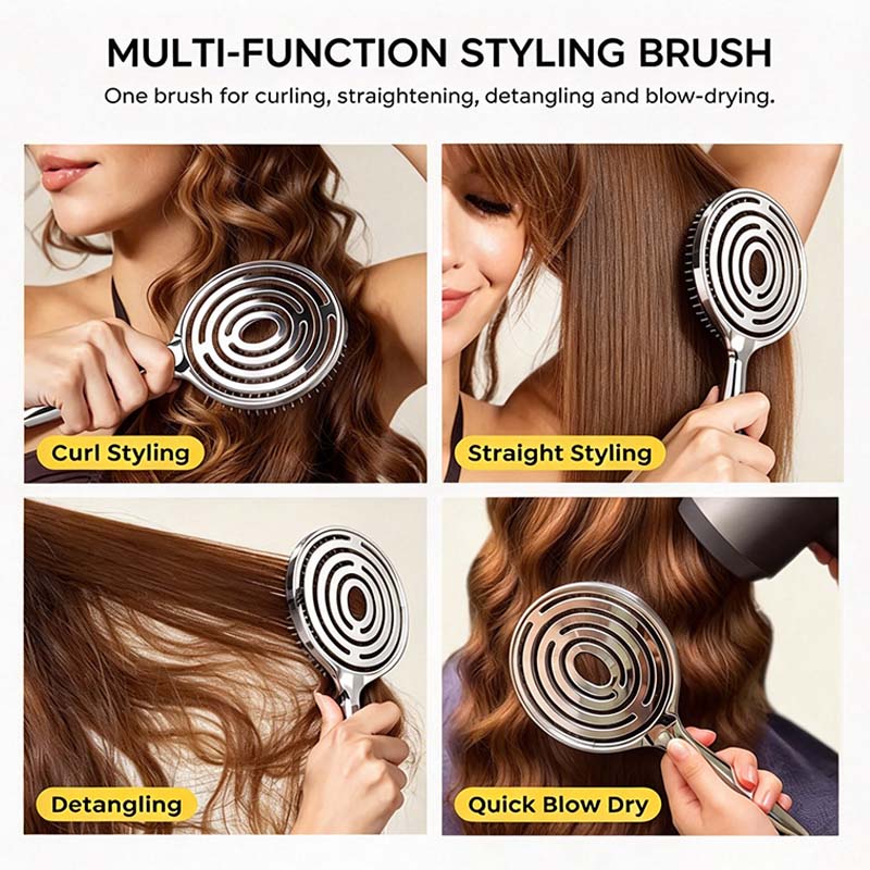 🔥Anti-Static Hollow Round Brush