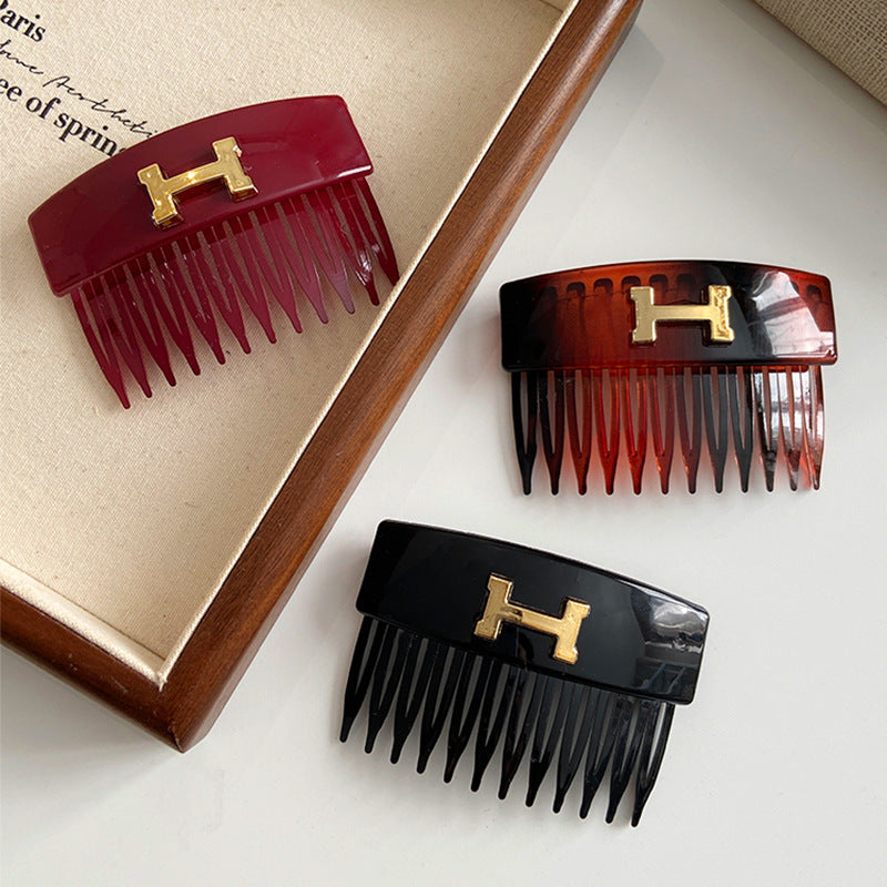 Korean-style trendy letter H upside-down comb（🔥Buy 2 Get 2 Free🔥）