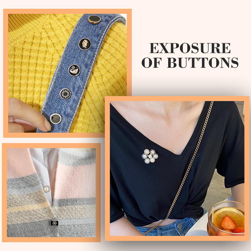 Prevent Accidental Exposure Of Buttons (10PCS)