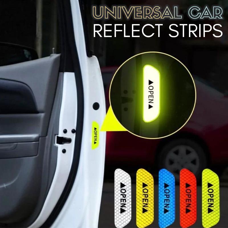 Universal Car Reflective Diamond Strips (Set of 4)