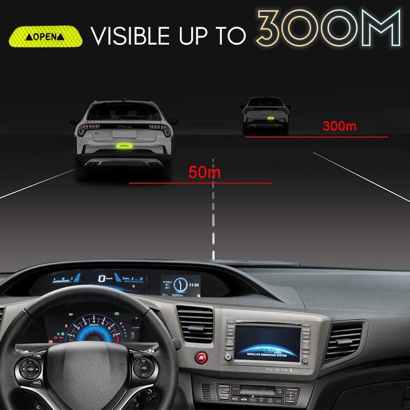 Universal Car Reflective Diamond Strips (Set of 4)