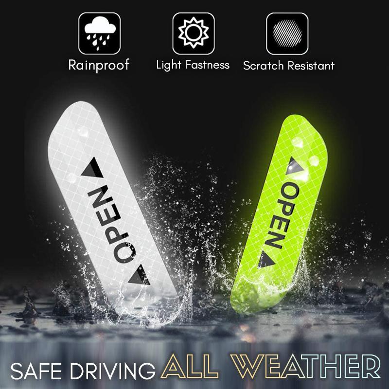 Universal Car Reflective Diamond Strips (Set of 4)