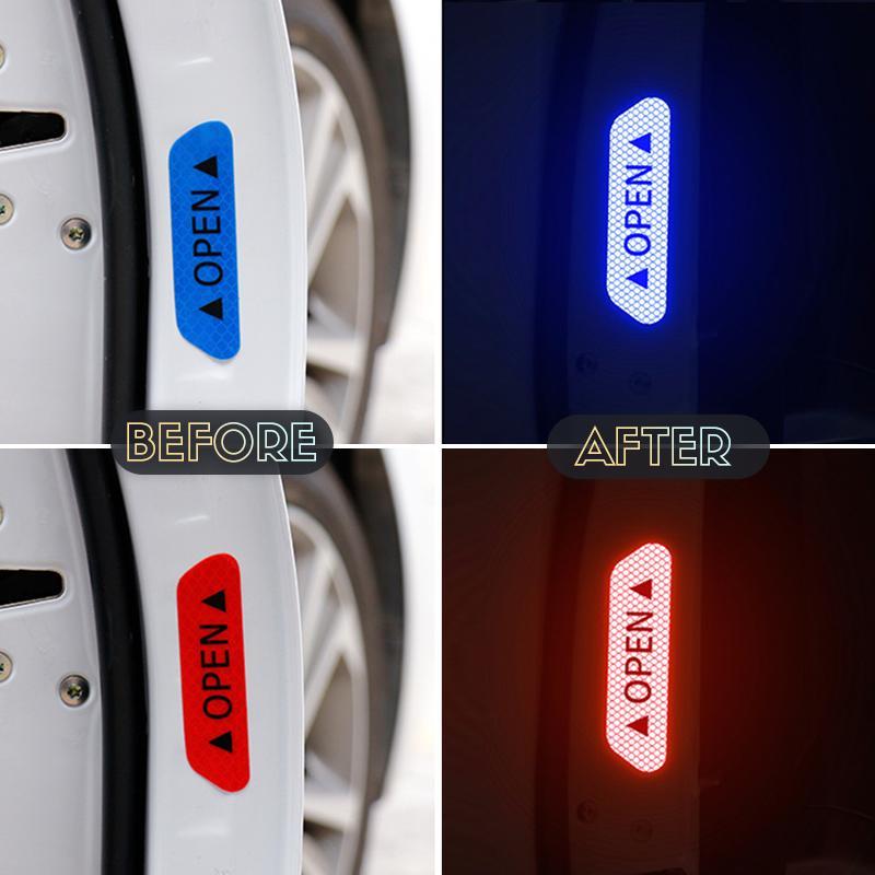 Universal Car Reflective Diamond Strips (Set of 4)