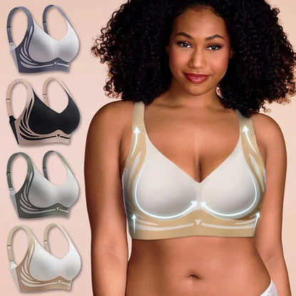 Super Gather Wireless Support Push-up Bra